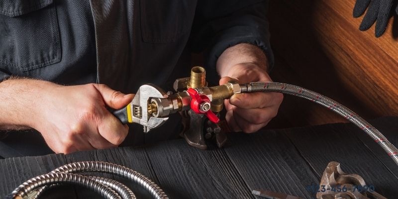 remplacement et l’installation d’un robinet